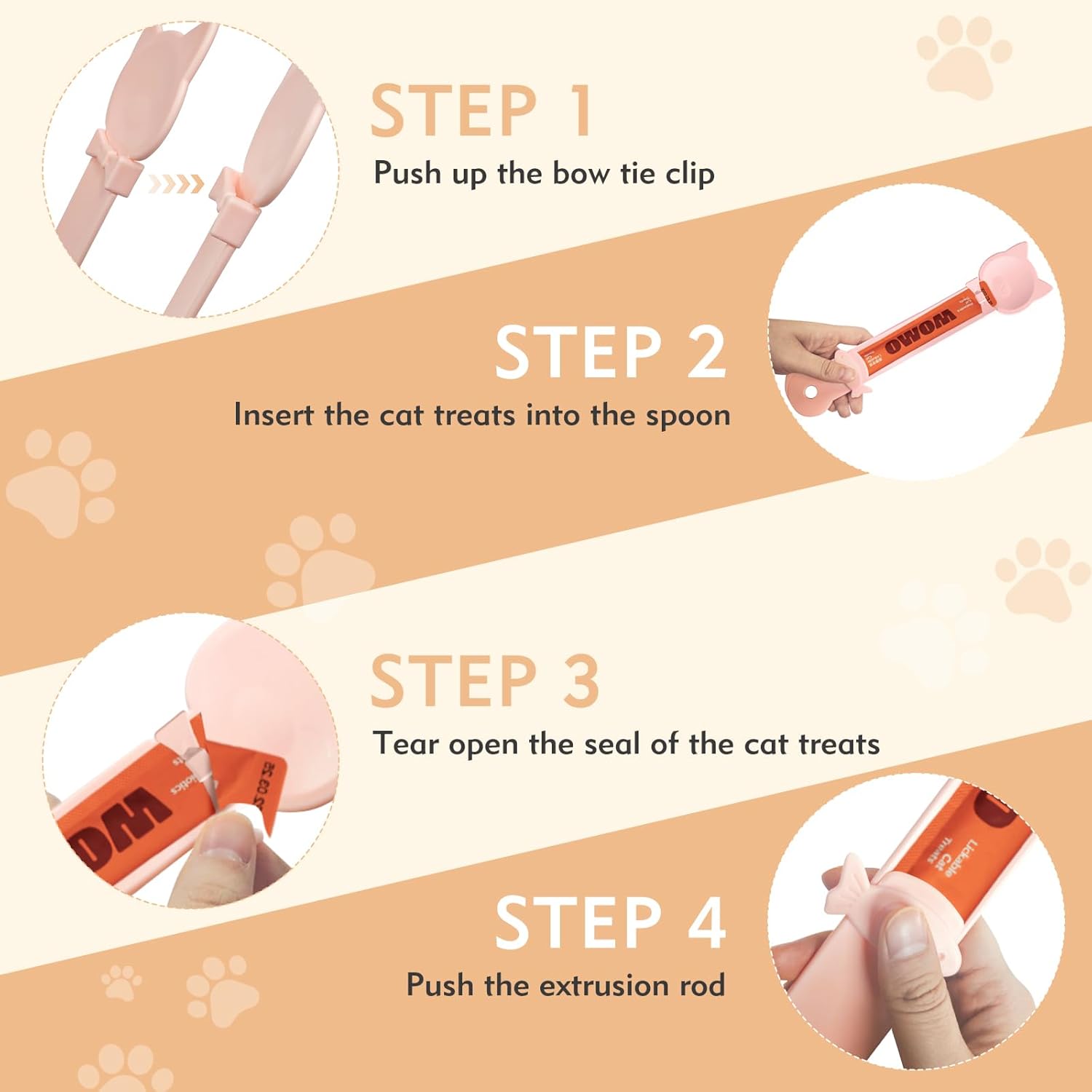 3-Pack Cat Treat Spoon Set – Lickable Treat & Wet Food Feeder for Cats and Small Pets