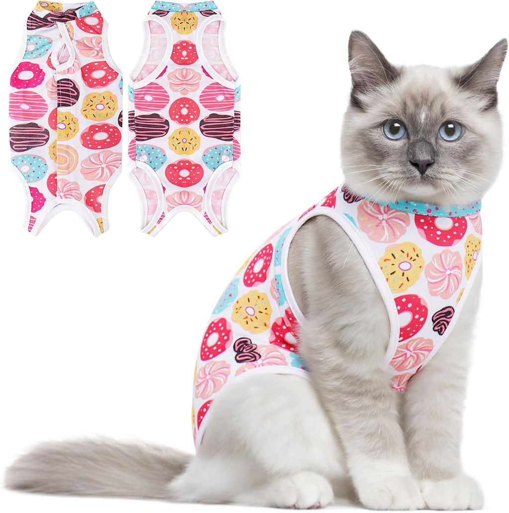 Cat Recovery Suit for Female Cats – Breathable Surgery Onesie & E-Collar Alternative