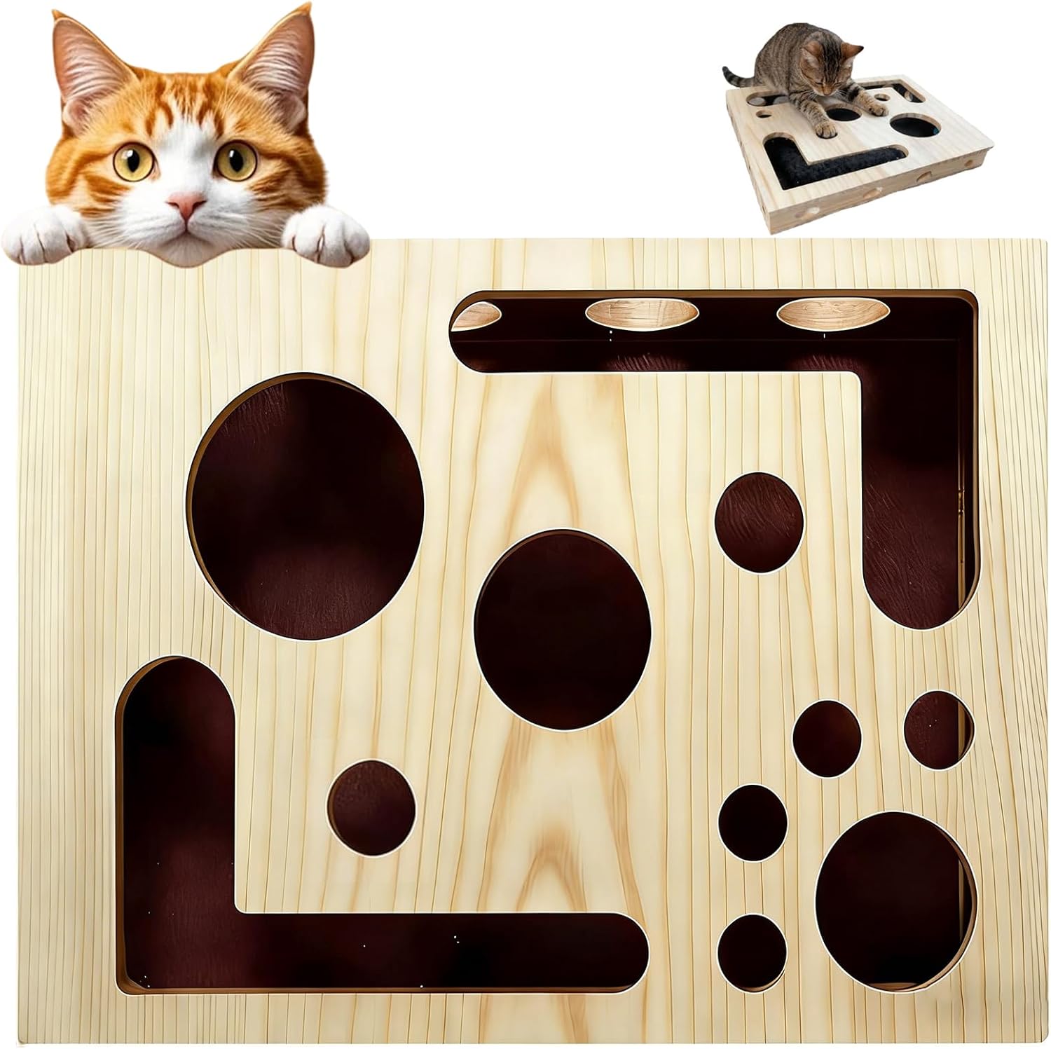 Cat Nail File Puzzle Box – Stress-Free Scratching & Play