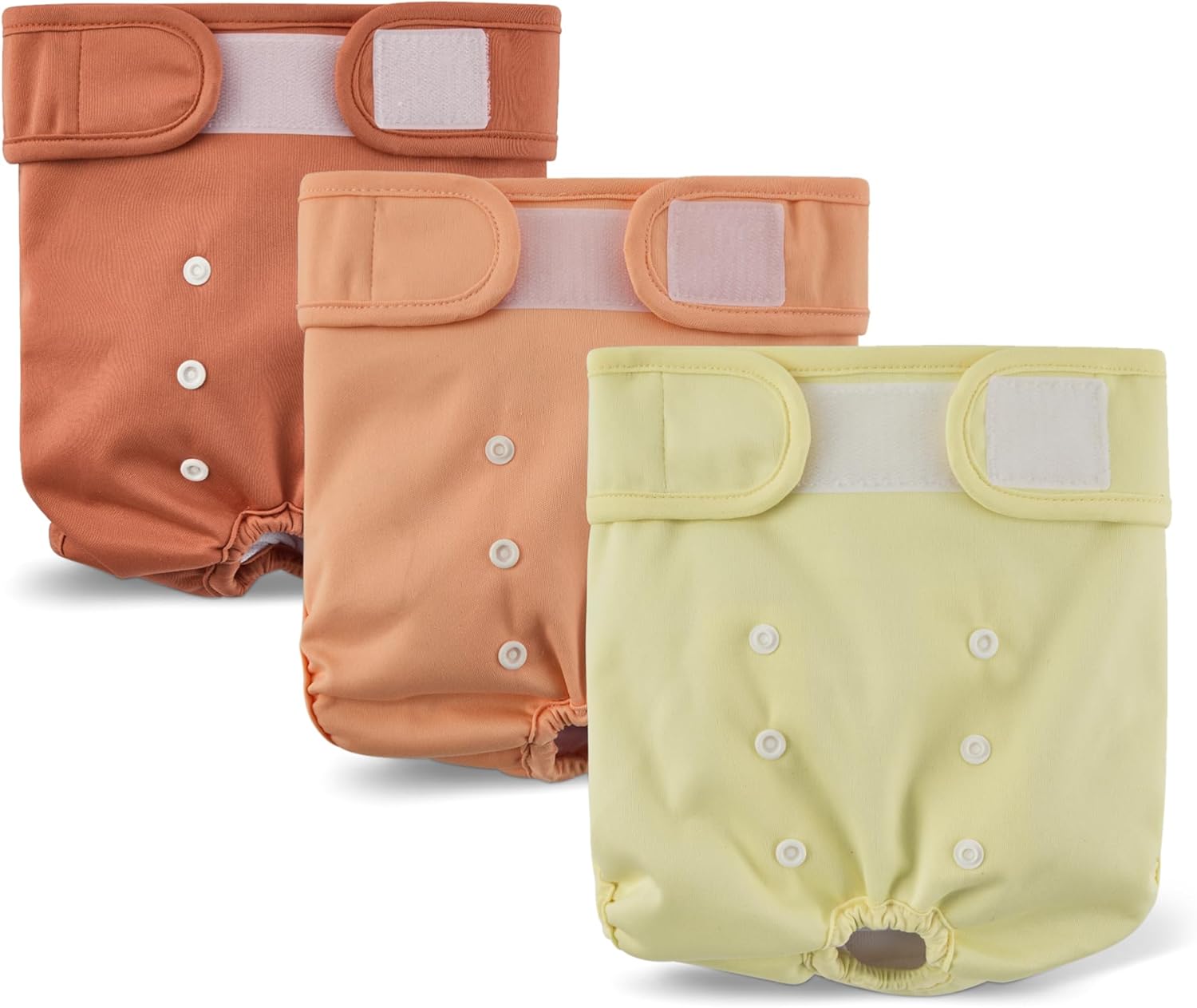 Reusable Washable Dog Diapers for Female Dogs (3-Pack)