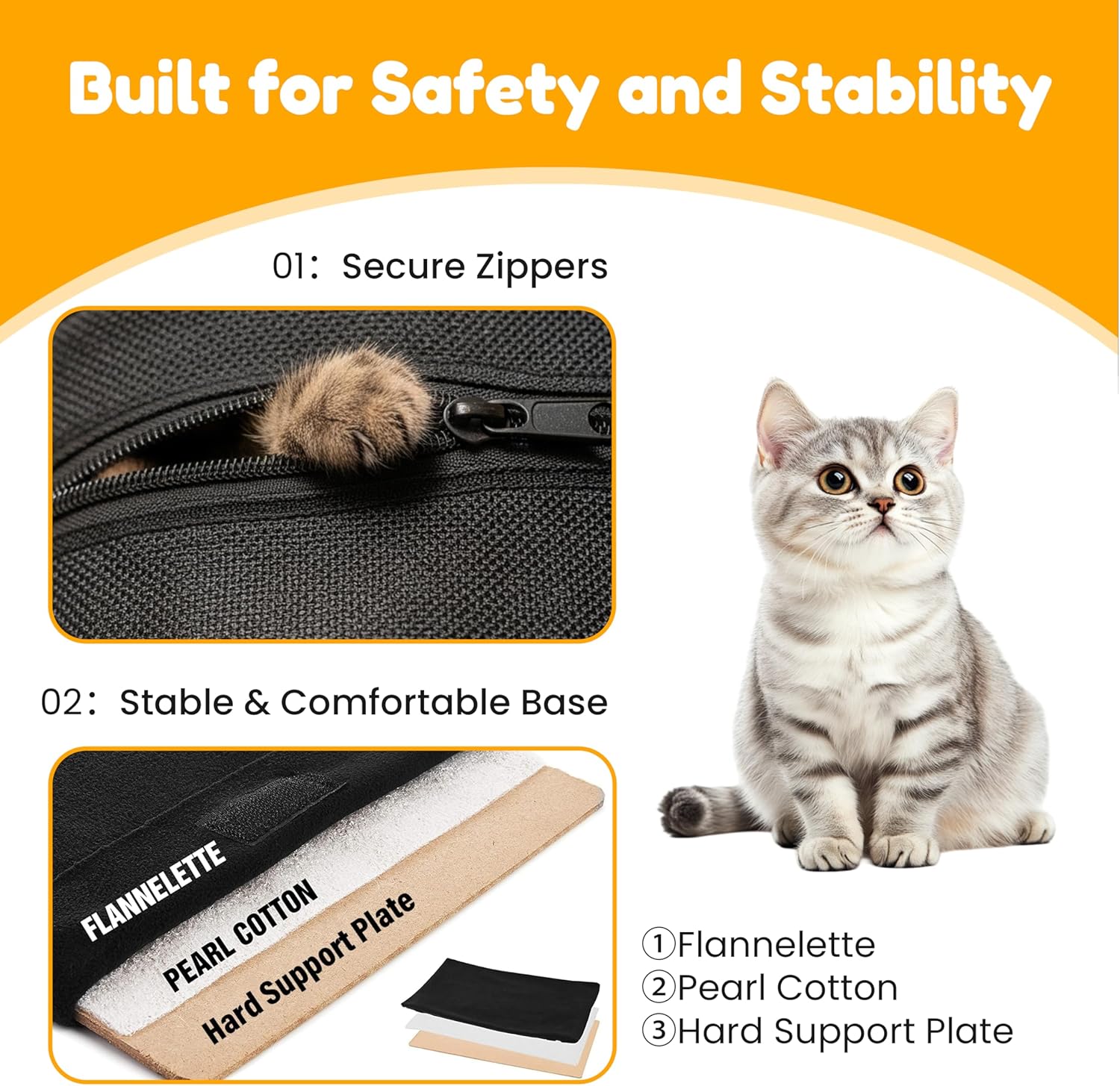 Soft-Sided Pet Travel Carrier for Cats & Small Dogs Collapsible & Durable · 17" x 12" x 12" · Up to 17 lbs · Black